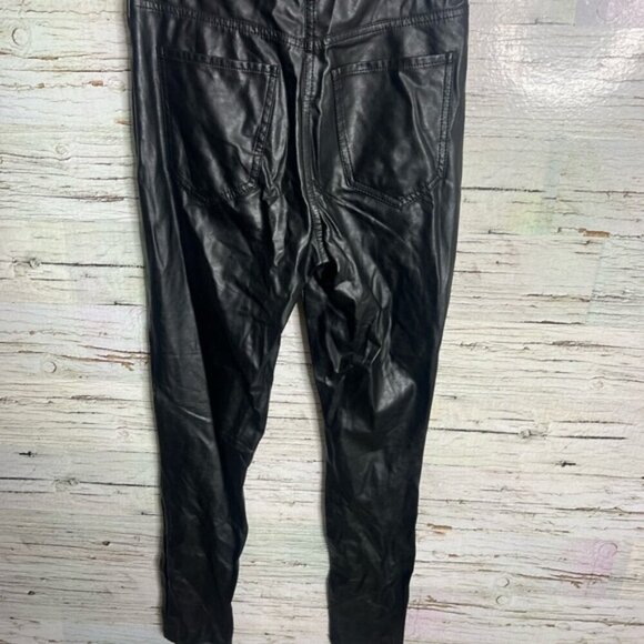 Aritzia Wilfred Free Charm Pant Black size 0 faux leather - Picture 6 of 8